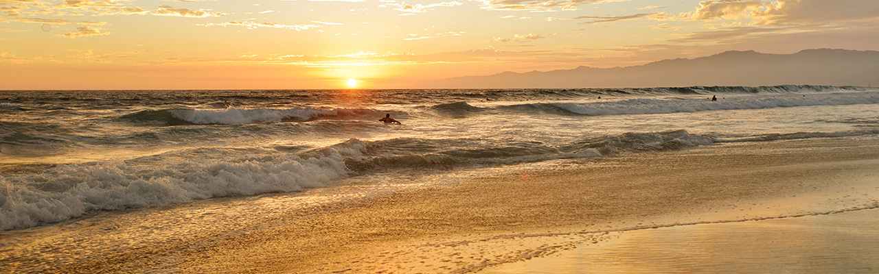 Sunset on the Beach